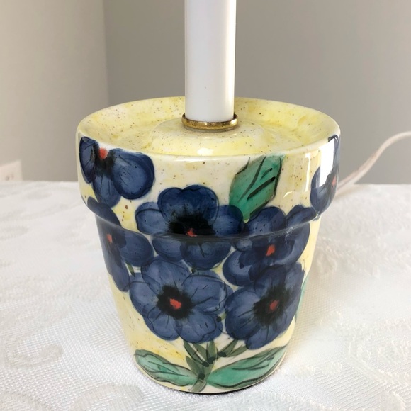 Flowerpot Ceramic Lamp - Picture 2 of 8